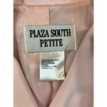 Plaza South Petite Women’s Barbie Pink Blazer Black Outline 10P Photo 8