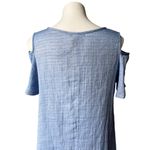 The Comfy NWOT, USA Cold Shoulder High-Low Hem Cotton Dress, Sz M Photo 6