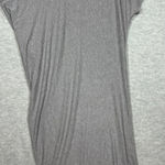 Athleta Women's Relaxed Fit Gray T-Shirt Dress Assymetrical Soft Comfy Size S Photo 0