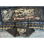 Silver Jean Co Women's Suki 17" Low Rise Dark Wash‎ Jeans Size W29/L33 Blue Photo 3