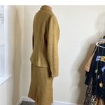 Janique by Kourosh 2 Piece Skirt Set Size 12 Tan Photo 4
