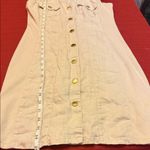 Guess  Cream Sleeveless Button-Down Dress Photo 4