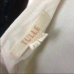 Anthropologie Tulle Cream Mesh Insert Cap Sleeve Mini Skater Dress XS Photo 10