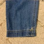 Liz Claiborne COPY - Vintage 90s Blue Denim Romper with Belt and Collar Photo 4