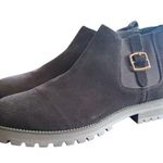 Timberland  EU41 Gray suede chelsea bootie w/gold buckle detail classic Photo 0