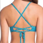 Vera Bradley  bikini top embroidered floral strap medium 8-10 Photo 1