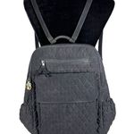 Vera Bradley Black Quilted Backpack Adjustable Straps Photo 0