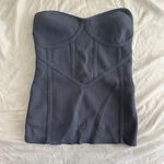 ZARA Blue Tube Top Photo 3