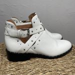Halogen Booties Womens Size 7 Boho Leather Studded Ankle Boots Coastal Cowgirl Photo 1