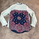 Free People  Button Down Paisley Print SIZE XS Photo 4