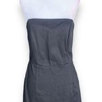 Banana Republic Y2K  Dress Black Strapless Retro Style Corseted Mini Classic Photo 3