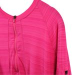 Athleta  Barbie Spring Hot Pink Zipup Athletic Lightweight Comfort Jacket Size XL Photo 4