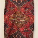 Tory Burch KERA Pencil Wool /Silk Marrakech Tapestry Skirt 4 Photo 0