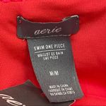 Aerie  Off the Shoulder Neon Pink One Pc Swimsuit Photo 13