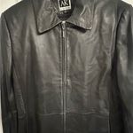 Anne Klein Black Leather Jacket for Women Photo 2