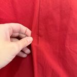 Jil Sander  Red Cotton Off-Shoulder Dress Size 36 Photo 7