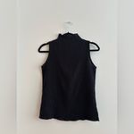 Everlane Funnel neck The Crinkle Sleeveless Tank Black Size XS Photo 2