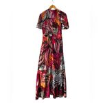 Just Cavalli Cape Sleeve Keyhole Dress Size 44IT Medium Photo 4