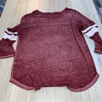 Fitz and eddi Red white Long Sleeve Top shirt Size L Photo 1