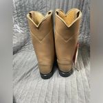 Justin Boots Justin Womens Diamond J Vintage Cowboy Cowgirl boots - Beige size 5.5 B Photo 4