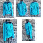 The North Face Fleece Jacket XS urquoise Teal Full Zip Logo Snowboard Sk… Photo 3