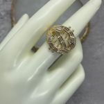 Dollar Sign Money Gold Ring Photo 5
