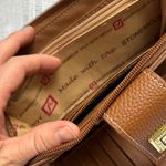 Stone Mountain NWOT Egg Shell Blue Pebbled Wallet Photo 7