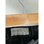 Banjara Black Wash Loose Fit Denim Jeans Jewel Distressed Raw Hem Women 11/29 Photo 5