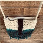 Street Level  OMBRÉ CROCHET MACRAME BOHEMIAN STYLE CROSSBODY BAG Photo 6