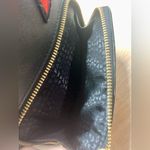 Kate Spade ☀️ Leopard Tomi Backpack • Black Saffiano • Cherries Lips Appliqué Photo 7