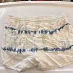 Cloth & Stone Blue & White Tie Dye Shorts Photo 2