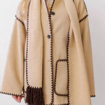 Elan  Contrasting Trim Jacket Size Large NWT Photo 0