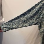 Lane Bryant  Plus Size 26 Aqua Spacedye Button-Front Cardigan Sweater Photo 3