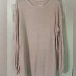 We The Free Light Pink Tunic Long Sleeve Shirt Size Medium Oversized Staple Photo 0