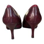 Joan & David Circa  'Sartada' burgundy heel 10M Photo 4
