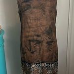 Vintage Hawaiian Tapa Traditional Island Print Sleeveless A Photo 0