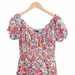 J.Crew NWT  Floral Farmers Market Ladybug Print Midi Tiered Dress Size 0 | XS Photo 5