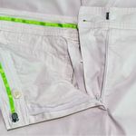 Escada Sport White Cotton Trousers Pink Satin Side Stripe Country Club Size 44 Photo 12