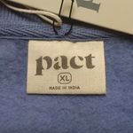 Pact NWT Slouchy Sweatshirt 100% Organic Cotton Ombre Lotus Fleece Lined Size XL Photo 2