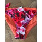 NWT Leilani Cali Pant Floral tropical Bikini bottom quicksilver size 12 Orange Photo 9