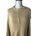 The Native One , acrylic sweater, oversized, size Small/Medium Tan/Brown‎ Photo 1
