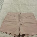Old Navy  Women’s Pink Pixie Chino Shorts Size 10 – W32 L12.5 Classic Cotton Blen Photo 1