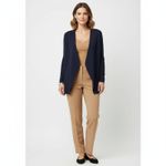 Gumps SF Dark Navy Blue Knit Open Cardigan Sweater L Size L Photo 5