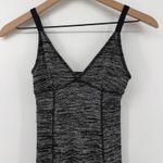 Wilfred Aritizia Free V-Neck Spaghetti Strap Slip Dress Black Gray Women XS Photo 1