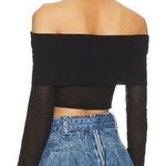 superdown Camille Off Shoulder Top in Black Photo 1