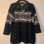 Vintage Fair Isle Sherpa Teddy Button Up Coat Size L Size L Photo 0