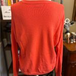 Gap Women's Vibrant Coral Crew Neck Sweater Photo 1