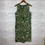 Vintage Harvé Benard Camouflage Floral Doodle Shift Dress Green Size 4 Photo 1