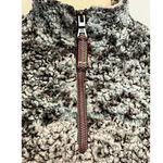 True Grit SHERPA PULLOVER 1/4 ZIP FROSTY TIP AZTEC PATTERN SUPER SOFT SIZE MED Photo 2