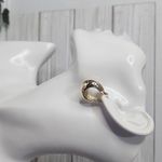 18k Gold Filled Basket Hollow Hoop Earrings New Photo 4